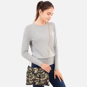 Camouflage Puffer Crossbody Bag